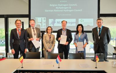 Belgian Hydrogen Council, NLHydrogen, and the German National Hydrogen Council Sign Tripartite Memorandum of Understanding to Advance the Hydrogen Economy in Europe
