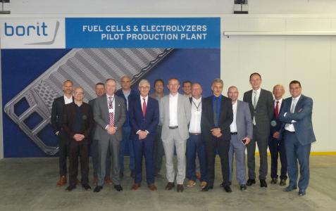 Minister-president Geert Bourgeois bezoekt 2 Vlaamse topbedrijven op vlak van waterstof 'Hydrogenics' en 'Borit'