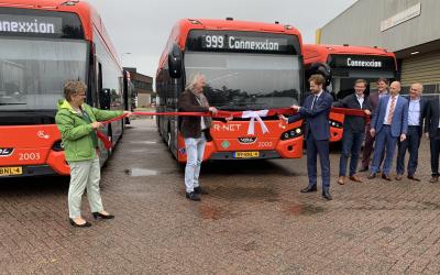 4 waterstofbussen van VDL 'on the road' in de Provincie Zuid-Holland!
