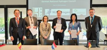 De Belgian Hydrogen Council, NLHydrogen en de Duitse Nationaler Wasserstoffrat ondertekenen een MOU om de waterstofeconomie in Europa te stimuleren