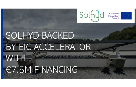 Solhyd’s green hydrogen breakthrough backed by EIC Accelerator