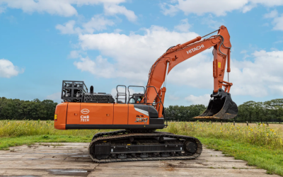 CMB.TECH en Luyckx stellen waterstofgraafmachine voor