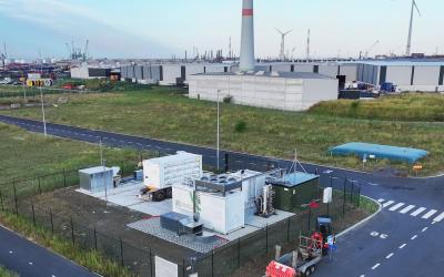 Power-to-Hydrogen commissions its Industrial-scale AEM electrolysis at the Port of Antwerp-Bruges 