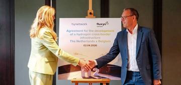 Gasunie and Fluxys advance hydrogen backbone between Belgium and the Netherlands