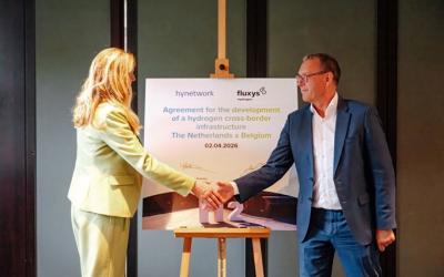 Gasunie and Fluxys advance hydrogen backbone between Belgium and the Netherlands