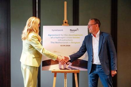Gasunie and Fluxys advance hydrogen backbone between Belgium and the Netherlands