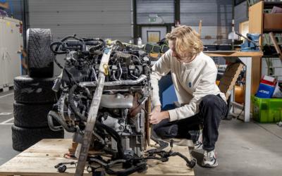 Starting young pays off: KU Leuven students build Belgium’s first hydrogen race car