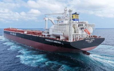 CMB.TECH launches world’s first ammonia-powered dry bulk carrier