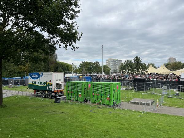 Growing interest in the use of hydrogen generators at music festivals