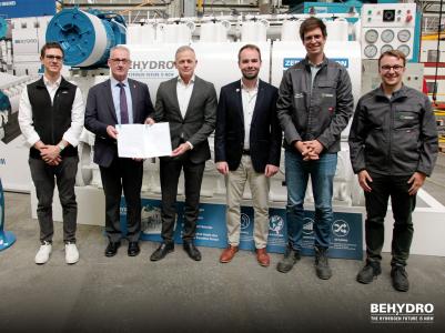 Approval of Behydro hydrogen engine marks hydrogen breakthrough for maritime propulsion 