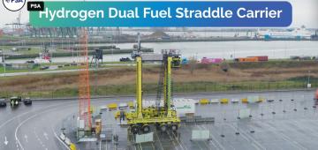 PSA Antwerp achieves breakthrough with second-generation hydrogen straddle carrier 