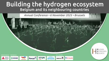 Register now! - Annual Conference Belgium Hydrogen Coucil, Nov 6th, Brussels
