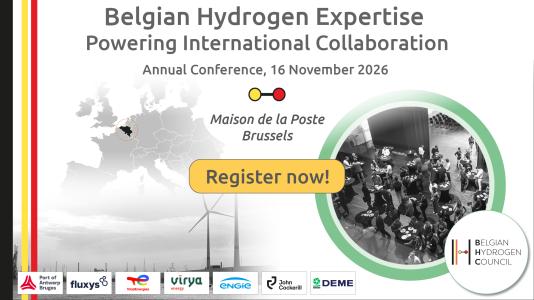 Join us for the BHC Conference 'Belgian Hydrogen Expertise - Powering International Cooperation'