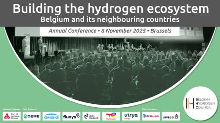 Register now! - Annual Conference Belgium Hydrogen Coucil, Nov 6th, Brussels