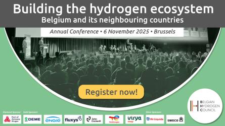 Register now! - Annual Conference Belgium Hydrogen Coucil, Nov 6th, Brussels