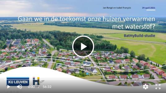 Opname ‘Gaan we in de toekomst onze huizen verwarmen met waterstof?