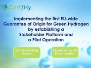 Designing the first EU-wide Green Hydrogen Guarantee of Origin (GO) - Sign up to the event