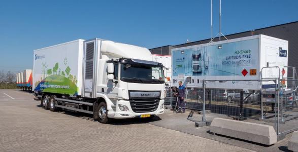 H2-Share’s first hydrogen-powered rigid truck hits the road in the Netherlands 