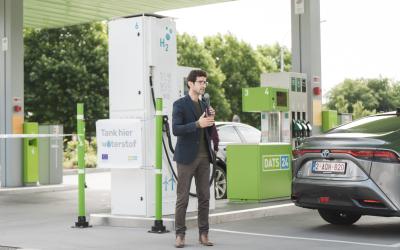 DATS 24 opens public hydrogen filling station  near the E40, at the Research Park Haasrode