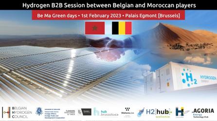 Hydrogen B2B Session between Belgian and Moroccan players (WaterstofNet)