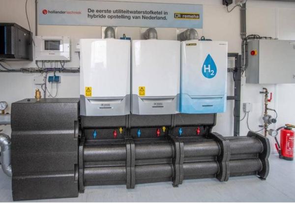 Remeha and Hollander Techniek propose first 100% hydrogen boiler for utility market