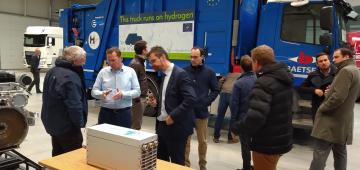 Power-to-Gas cluster bezoekt nieuwe productievestiging van E-Trucks in Lommel