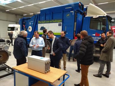 Power-to-Gas cluster bezoekt nieuwe productievestiging van E-Trucks in Lommel