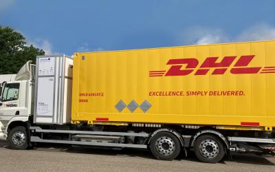 DHL Express is piloting the first hydrogen truck throughout Deutsche Post DHL Group