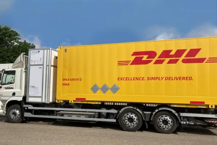 DHL Express is piloting the first hydrogen truck throughout Deutsche Post DHL Group