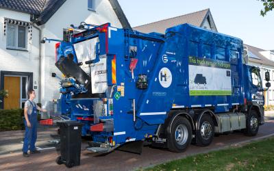 Europe's first hydrogen-powered garbage trucks with licence plate proudly presented in Brabant (NL)