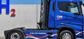 Delhaize en Altrea zetten waterstoftruck CMB in