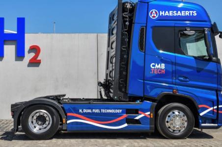 Delhaize en Altrea zetten waterstoftruck CMB in