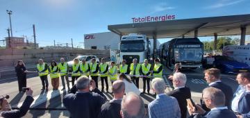 Inauguration of Luxembourg's first hydrogen refueling station, in Bettembourg