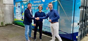 Hogeschool VIVES neemt mobiel waterstoftankstation WaterstofNet over