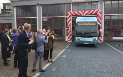 3Emotion's first 2 Fuel Cell Electric Buses (hydrogen buses) launched at public transport operator RET in Rotterdam. 