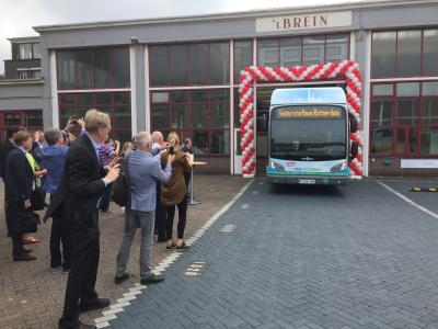 3Emotion's first 2 Fuel Cell Electric Buses (hydrogen buses) launched at public transport operator RET in Rotterdam. 