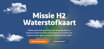 Missie H2 and TKI Nieuw Gas develop an interactive hydrogen map for The Netherlands