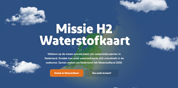 Missie H2 and TKI Nieuw Gas develop an interactive hydrogen map for The Netherlands