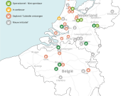 Overzicht waterstoftankstations Benelux