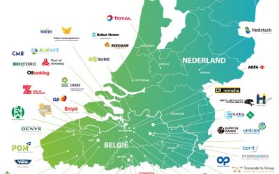 Waterstof Industrie Cluster rondt de kaap van 60 leden