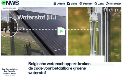 Perspectieven waterstof uitgebreid in Vlaamse en Nederlandse pers 