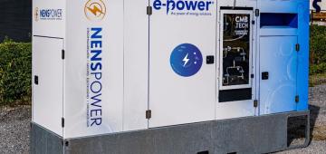 NENS Power and CMB.Tech launch the first 250kVA hydrogen dual fuel generator set