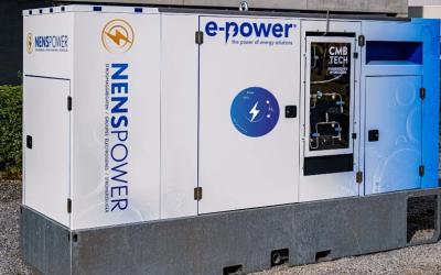 NENS Power and CMB.Tech launch the first 250kVA hydrogen dual fuel generator set