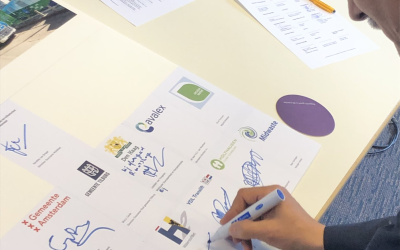 WaterstofNet ondertekent Convenant duurzame voertuigen in de reinigingsbranche.