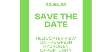 Helicopter view on the green hydrogen opportunity, 24-04-22, Ostend