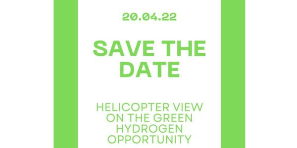 Helicopter view on the green hydrogen opportunity, 24-04-22, Ostend
