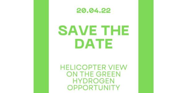 Helicopter view on the green hydrogen opportunity, 24-04-22, Ostend