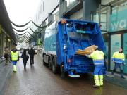 Vuilniswagen op waterstof ingezet bij papierinzameling in Eindhoven