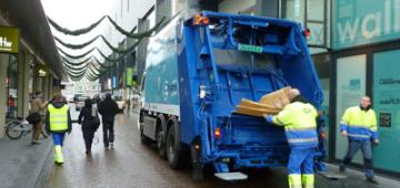 Vuilniswagen op waterstof ingezet bij papierinzameling in Eindhoven 