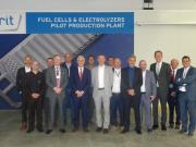Minister-president Geert Bourgeois bezoekt 2 Vlaamse topbedrijven op vlak van waterstof 'Hydrogenics' en 'Borit'